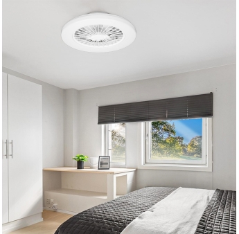 VENTILATEUR DE PLAFOND AVEC ECLAIRAGE + TELECOMMANDE