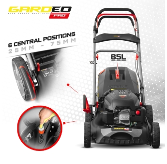 Tondeuse thermique autotractée 144.3cc - 46cm livrée avec 2 lames + mulching