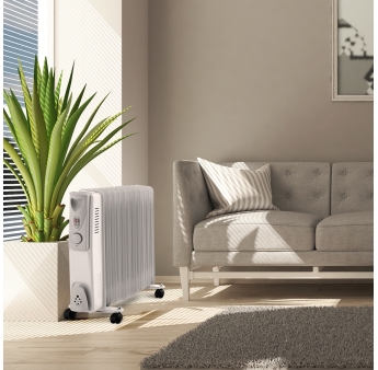 Radiateur bain d huile 2000W 9 élements