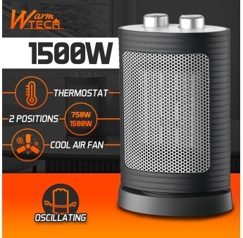 Oscillerende keramische radiator 1500 W