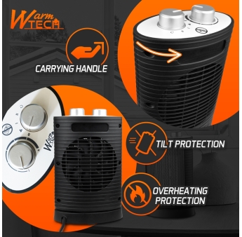 Oscillerende keramische radiator 1500 W