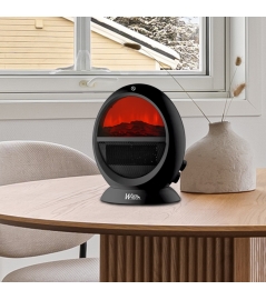 FOYER DECORATIF 2000W NOIR