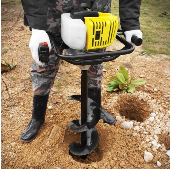 52CC GRONDBOOR MET HANDVATTEN EN VERLENGSTUK