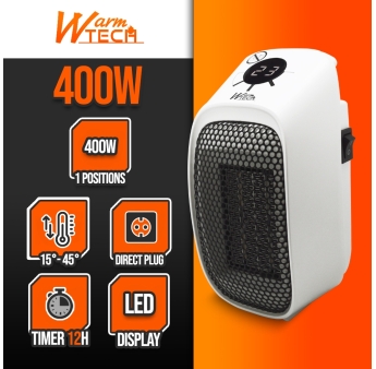 CHAUFFAGE CERAMIQUE PLUG IN 400W