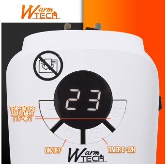 CHAUFFAGE CERAMIQUE PLUG IN 400W