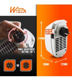 CHAUFFAGE CERAMIQUE PLUG IN 400W