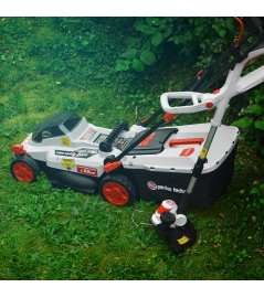 Tondeuse et coupe bordures rechargeables 20V max + 2 batteries