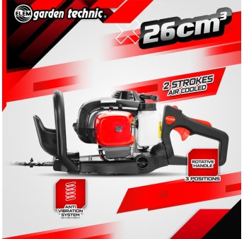 26CC thermische heggenschaar - 560mm snede