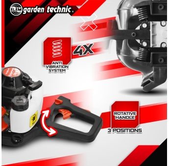 Taille-haies thermique 26CC - coupe 560mm