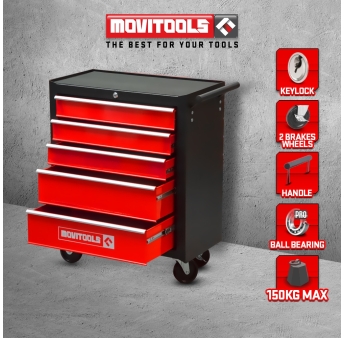 Servante d atelier métallique 5 tiroirs