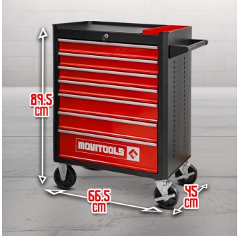 TROLLEY MET 7 LADEN + 2 ORGANIZERS