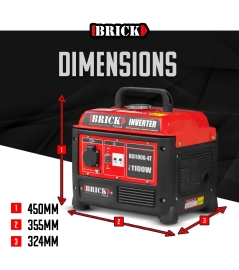 INVERTER GENERATOR MAX 1100W