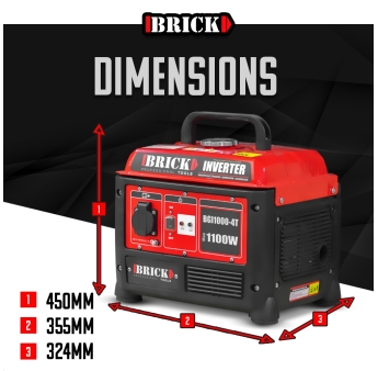 INVERTER GENERATOR MAX 1100W