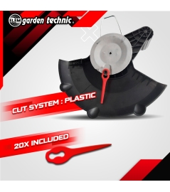 Coupe bordures sans fil 20V Batterie Lithium 2000mAh - 25cm