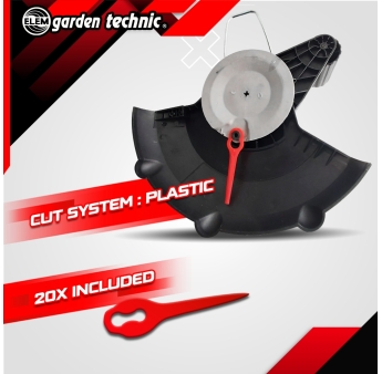 Coupe bordures sans fil 20V Batterie Lithium 2000mAh - 25cm