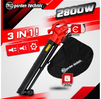 Elektrische blazer-zuigmond 2800W