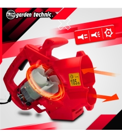 Aspirateur souffleur broyeur électrique 2800W