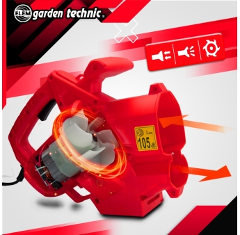 Aspirateur souffleur broyeur électrique 2800W