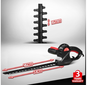 Taille haies électrique 500W - Lame 51cm