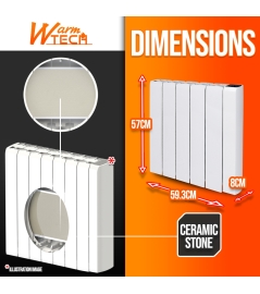 RADIATEUR INERTIE CERAMIQUE 1500W