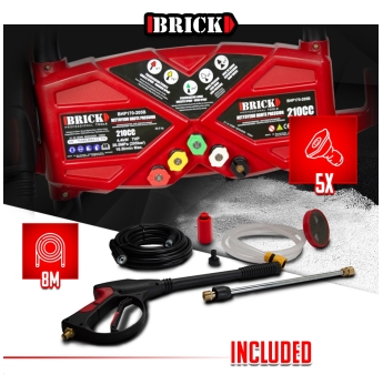 Nettoyeur haute pression thermique 205 bars max - 210CC