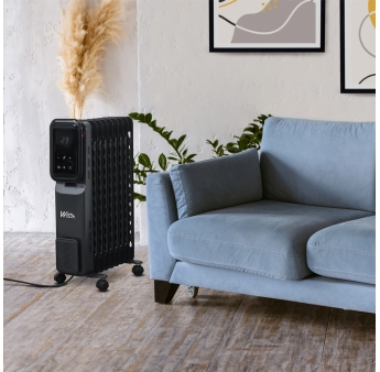 Radiateur bain d'huile 2000W 9 élements avec display Led