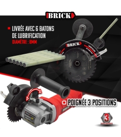 SCIE DOUBLE LAME 1200W-125MM