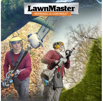 Débroussailleuse thermique 26cc 4 en 1 avec démarrage électrique