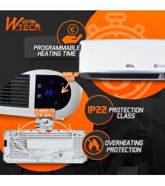 Keramische wandradiator 2000 W met afstandsbediening