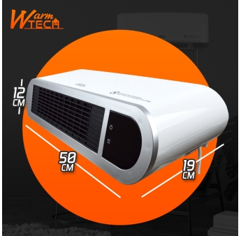 Keramische wandradiator 2000 W met afstandsbediening