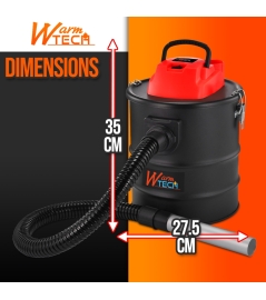 BIDON VIDE CENDRE 15L 800W SOUFFLERIE