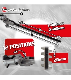 Afkortzaag - Heggenschaar 1010W