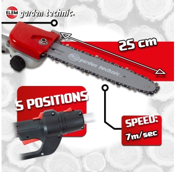 Scie à ébrancher - Taille haies sur perche 1010W