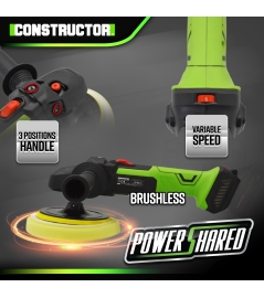 POLIJST MACHINE MAX 20V ZONDER BAT/LADER