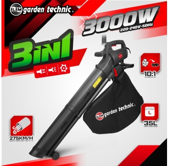 Vacuümblazer hakselaar 3000W