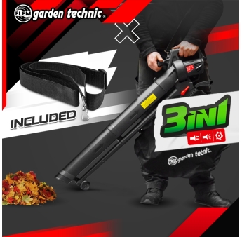 Vacuümblazer hakselaar 3000W