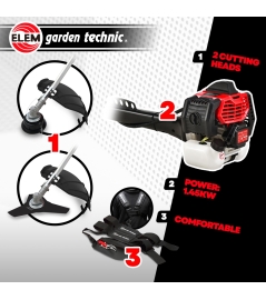 52 cc thermische bosmaaier - Mes + spoel