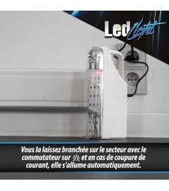 EMERGENCY LED LIGHT LITH. BAT. 4.4AH