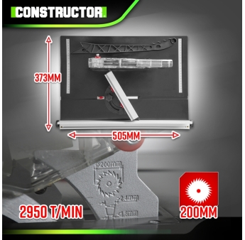 TABLE DE SCIE 800W 200MM