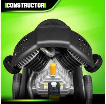 100L tweecilinder oliecompressor - 8 bar - 2,2 kW