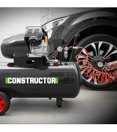 100L tweecilinder oliecompressor - 8 bar - 2,2 kW