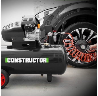 100L tweecilinder oliecompressor - 8 bar - 2,2 kW