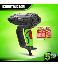 Décapeur thermique 2000W livré en coffret avec 4 accessoires