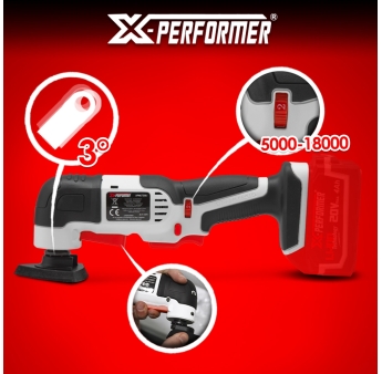 MULTIFUNKT. TOOL 20V ZONDER BAT/LADER