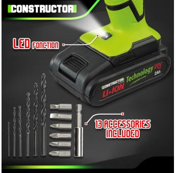 SCHROEFBOORMACHINE 20V