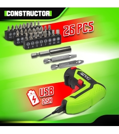 TOURNEVIS SANS FIL 4V + ACC.