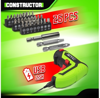 TOURNEVIS SANS FIL 4V + ACC.