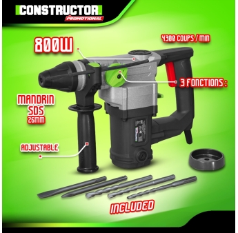 MARTEAU PERFORATEUR 800W