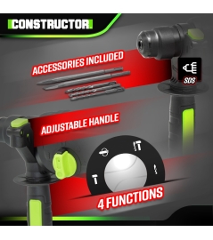 MARTEAU PERFORATEUR 1050W BMC