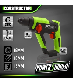 BOORHAMMER MAX 20V ZONDER BAT/LADER